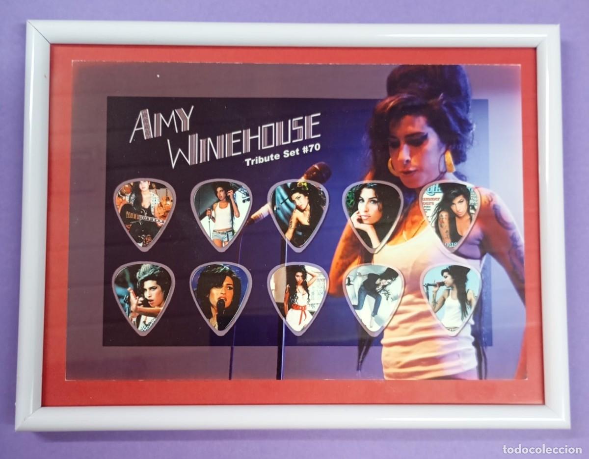 M&uacute;sica de colecci&oacute;n: Amy Winehouse - Cuadro con 10 p&uacute;as - Tribute Set
