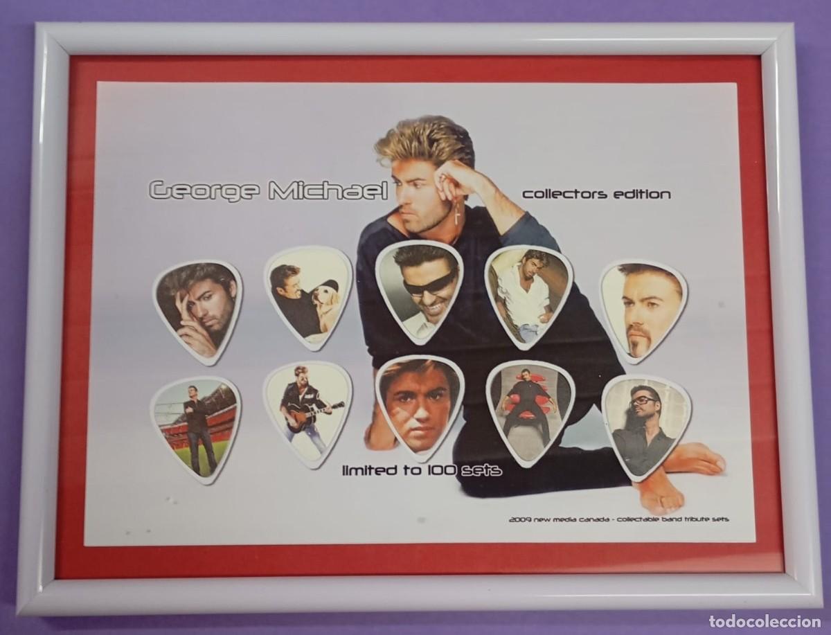 M&uacute;sica de colecci&oacute;n: George Michael- Cuadro con 10 p&uacute;as - Limited to 100. Collectors Edition