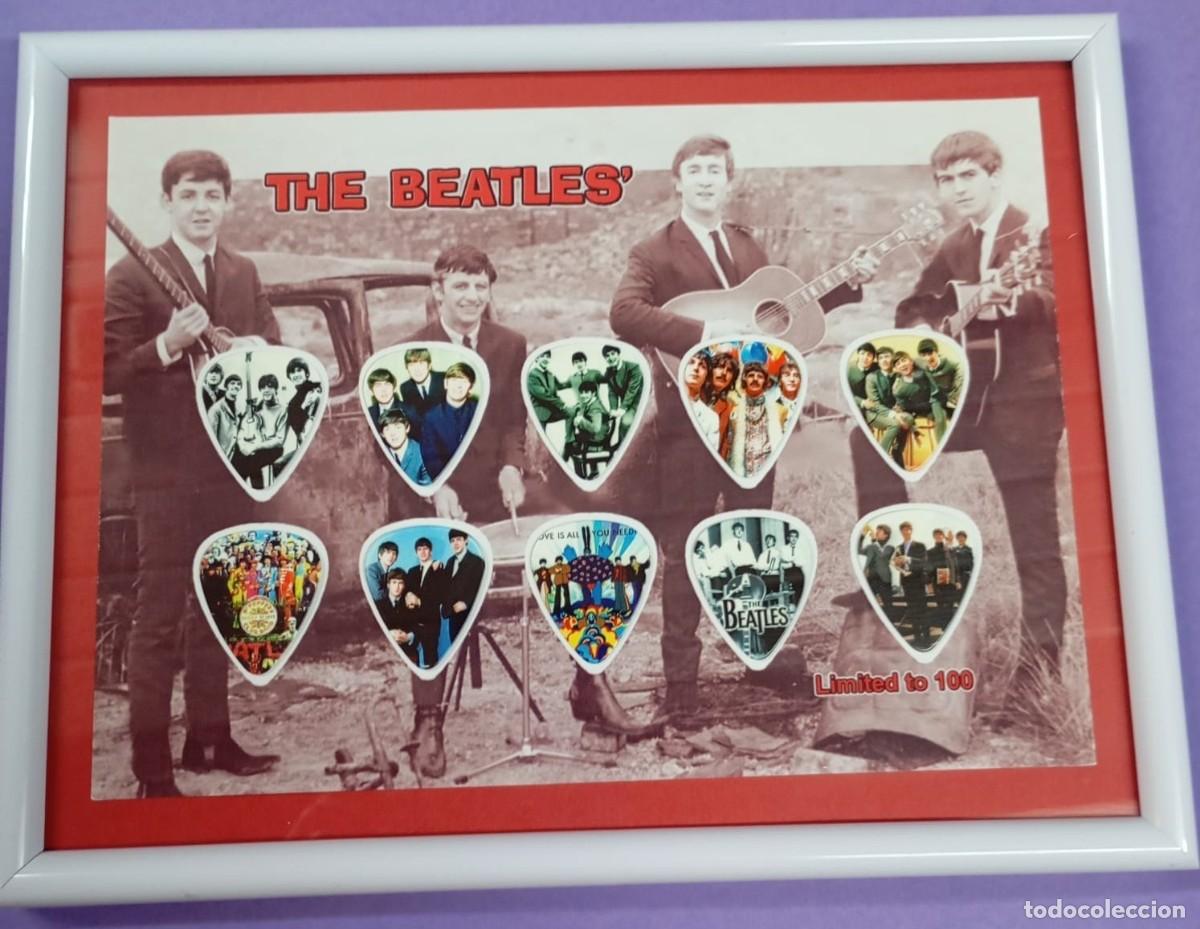 M&uacute;sica de colecci&oacute;n: The Beatles- Cuadro con 10 p&uacute;as - Limited to 100.