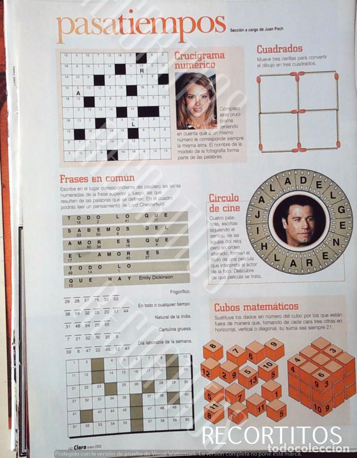 Collectible Music: JOHN TRAVOLTA CRUCIGRAMA