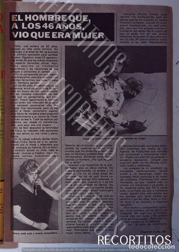 Musique de collection: LGTBI TRANSEXUAL CLARA CAMBIO DE SEXO