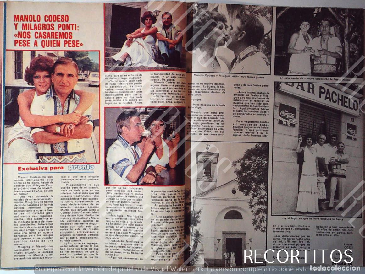 M&uacute;sica de colecci&oacute;n: MANOLO CODESO MILAGROS PONTI - Foto 1