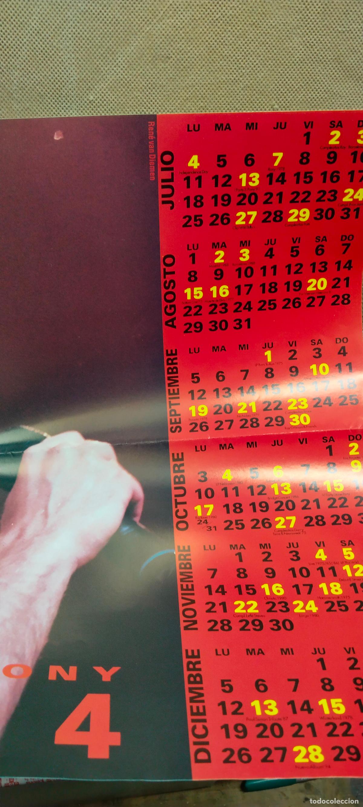M&uacute;sica de colecci&oacute;n: BRUCE SPRINGSTEEN CALENDARIO 1994 - Foto 2