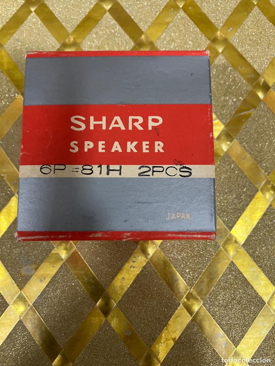 Collectible Music: ALTAVOZ DE SHARP SPEAKER 6P-81H-2PCS !