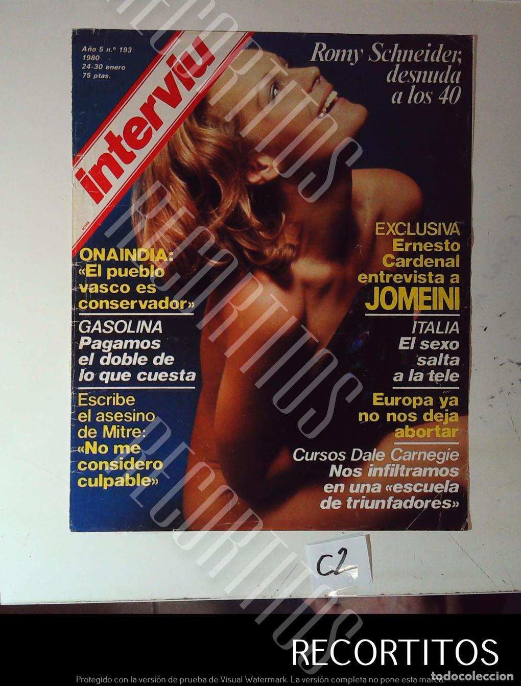 M&uacute;sica de colecci&oacute;n: recorte portada romy schneider - Foto 1