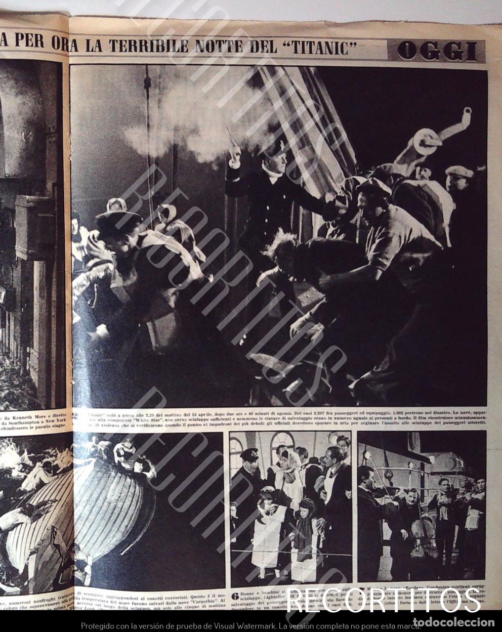 M&uacute;sica de colecci&oacute;n: RECORTE DE TITANIC PELICULA INGLESA - Foto 2