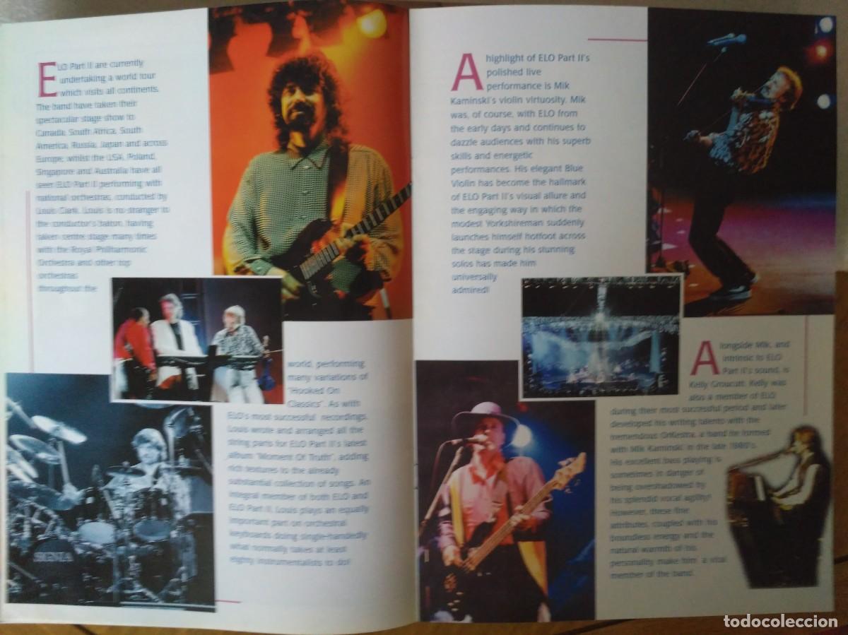 M&uacute;sica de colecci&oacute;n: Electric Light Orchestra Part Two - World Tour programa de gira - Foto 4