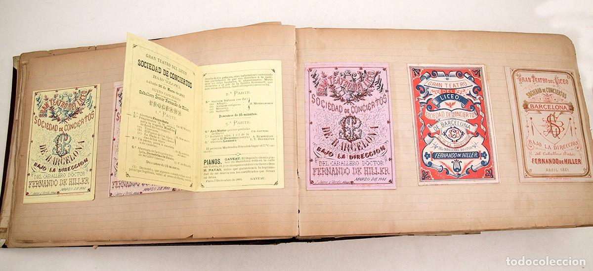 M&uacute;sica de colecci&oacute;n: 550 PROGRAMAS DE CONCIERTOS DESDE 1869 A 1906 - ESPECTACULAR DOCUMENTO - LICEO - Foto 5