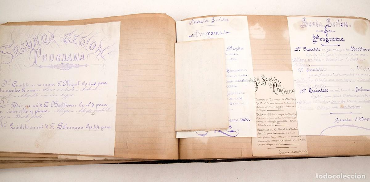 M&uacute;sica de colecci&oacute;n: 550 PROGRAMAS DE CONCIERTOS DESDE 1869 A 1906 - ESPECTACULAR DOCUMENTO - LICEO - Foto 12