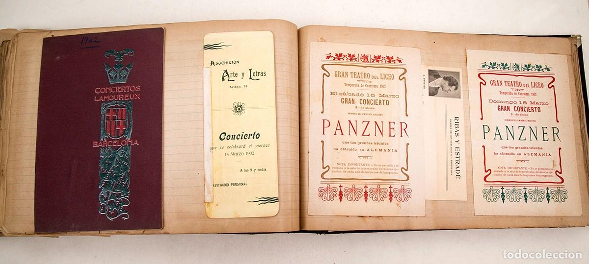 M&uacute;sica de colecci&oacute;n: 550 PROGRAMAS DE CONCIERTOS DESDE 1869 A 1906 - ESPECTACULAR DOCUMENTO - LICEO - Foto 17