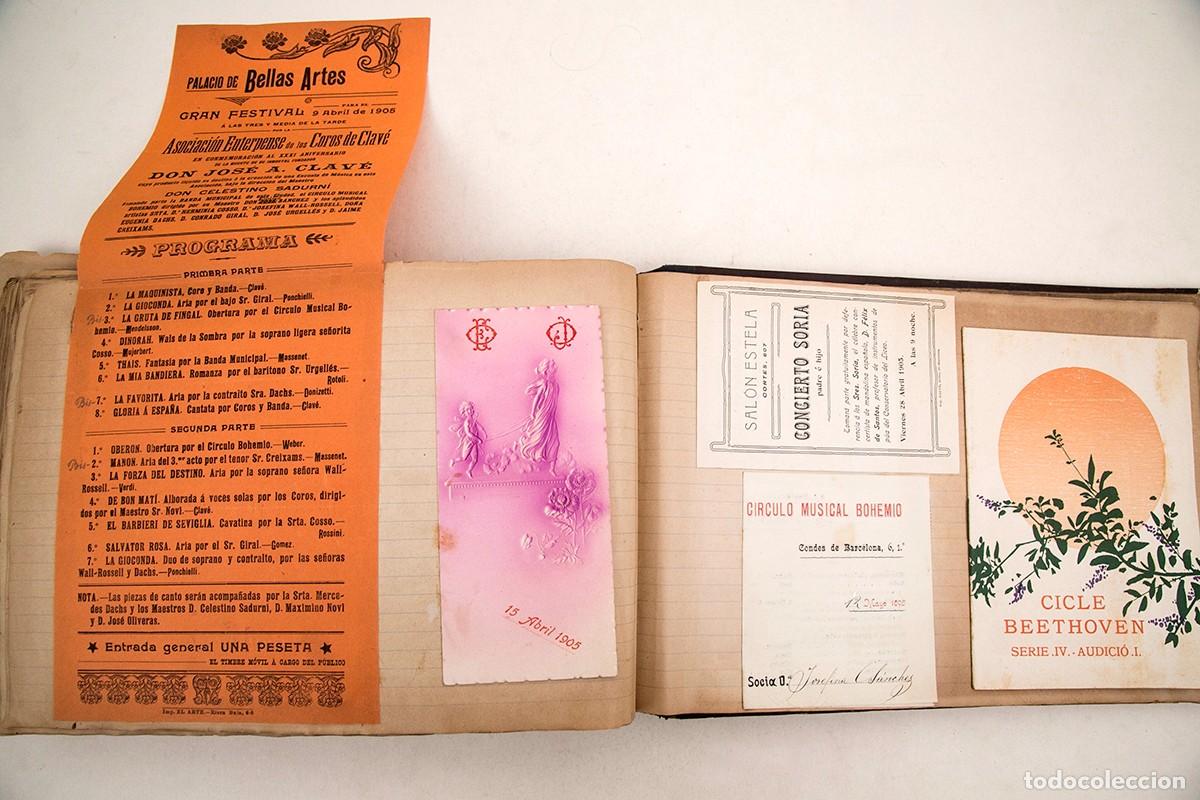 M&uacute;sica de colecci&oacute;n: 550 PROGRAMAS DE CONCIERTOS DESDE 1869 A 1906 - ESPECTACULAR DOCUMENTO - LICEO - Foto 19