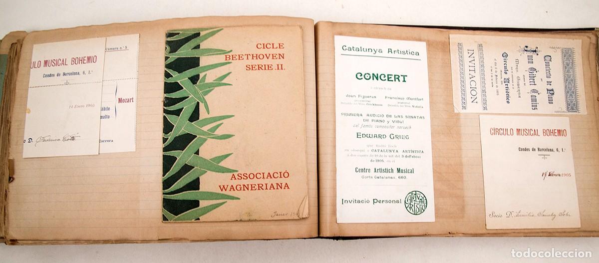 M&uacute;sica de colecci&oacute;n: 550 PROGRAMAS DE CONCIERTOS DESDE 1869 A 1906 - ESPECTACULAR DOCUMENTO - LICEO - Foto 20