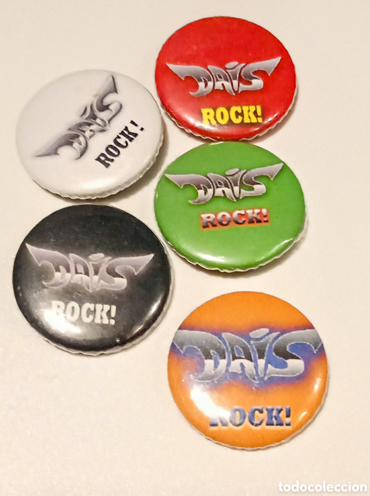 M&uacute;sica de colecci&oacute;n: Chapas DAIS varios colores. Nuevas! - Foto 1
