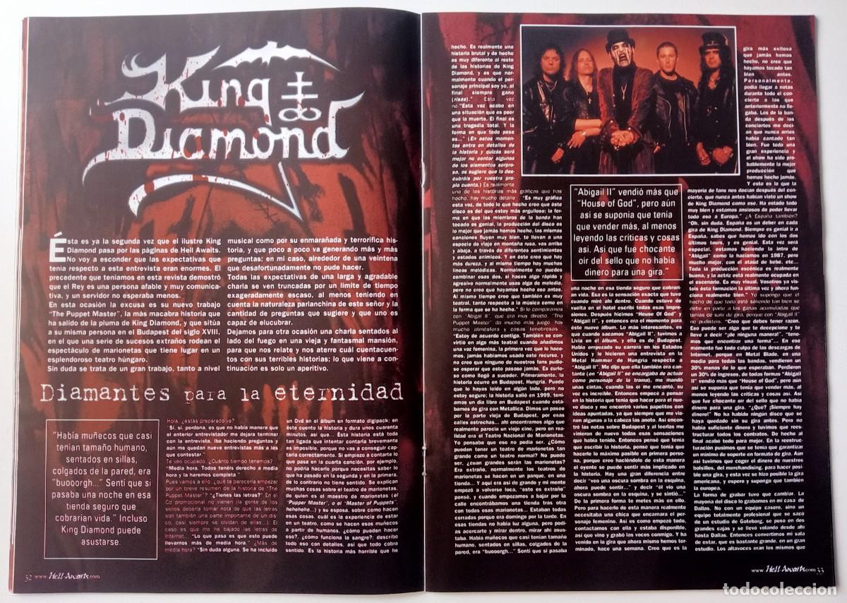 Collectible Music: MAGAZINE CLIPPINGS KING DIAMOND