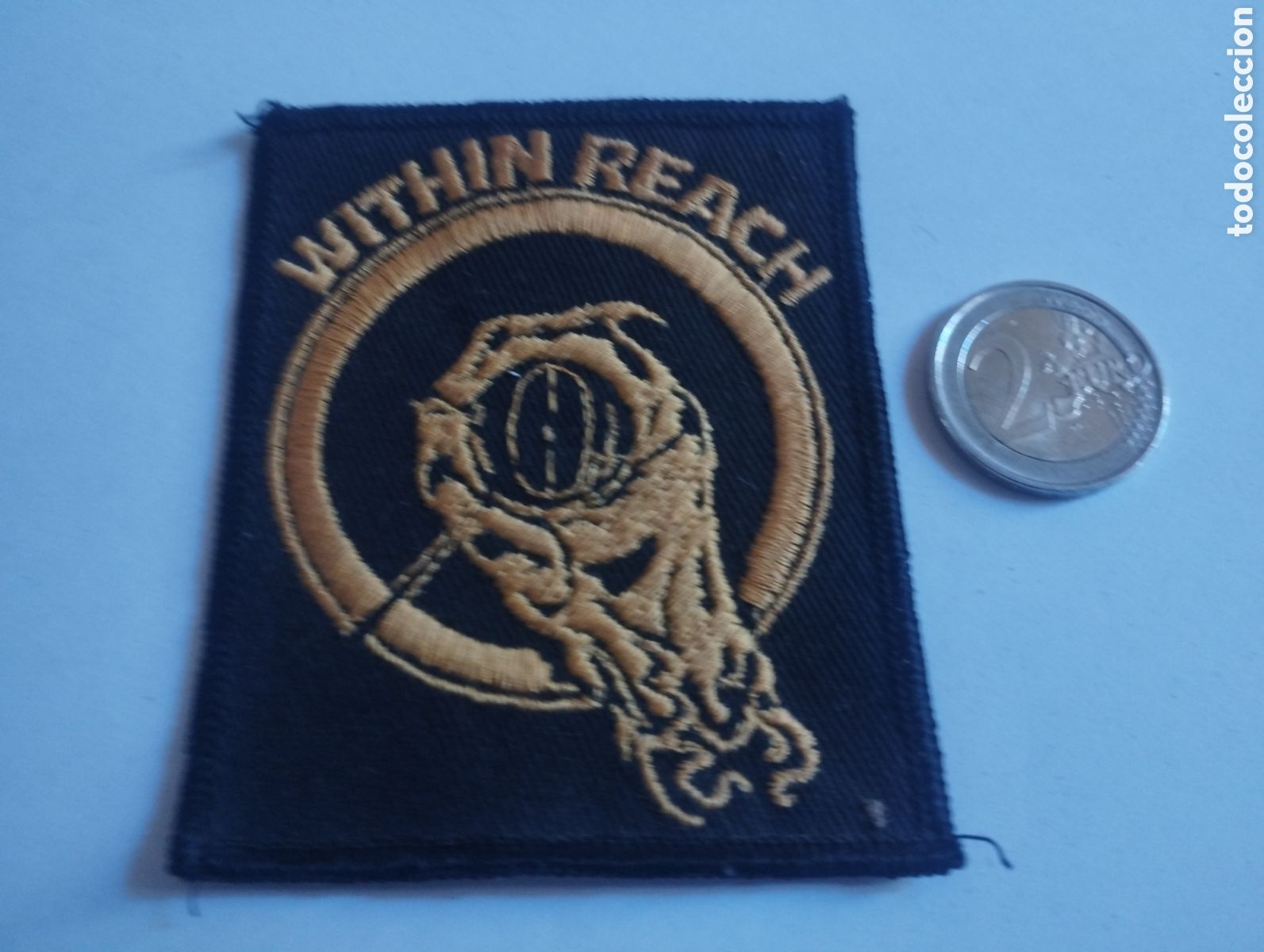 M&uacute;sica de colecci&oacute;n: Parche de ropa original de la &eacute;poca del grupo Within Reach