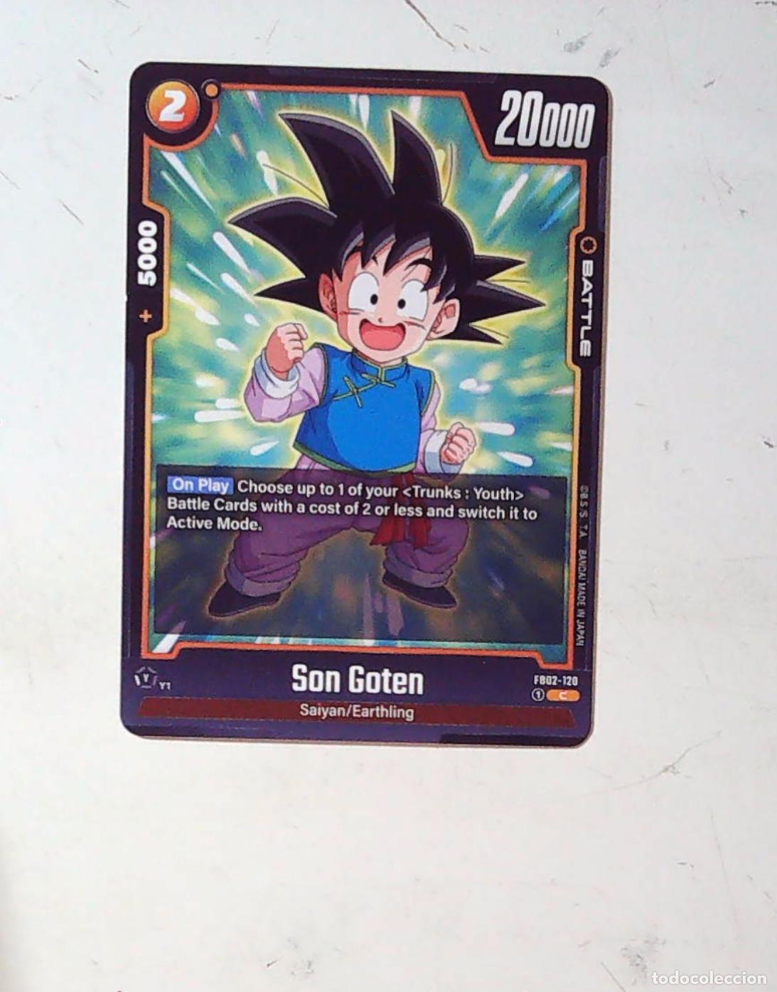 M&uacute;sica de colecci&oacute;n: DRAGON BALL SUPER CARD GAME BANDAI FB02-120 120