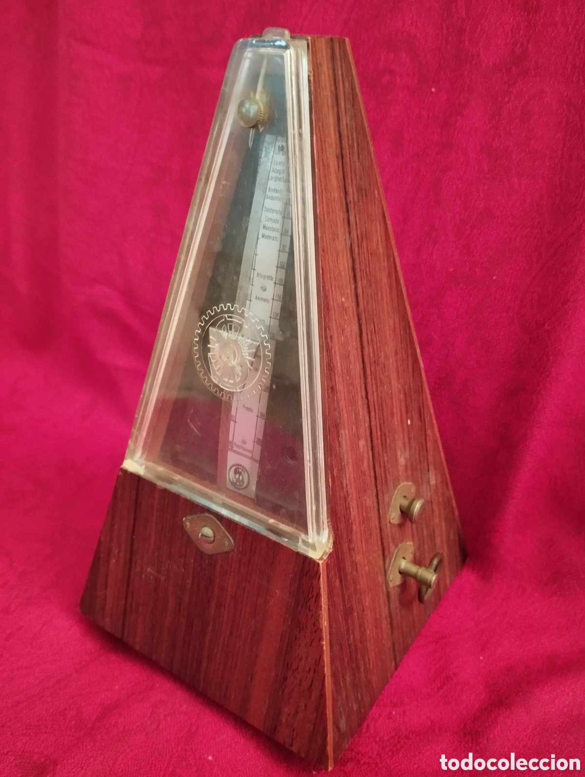 M&uacute;sica de colecci&oacute;n: Antiguo Metr&oacute;nomo a Cuerda. - Foto 3