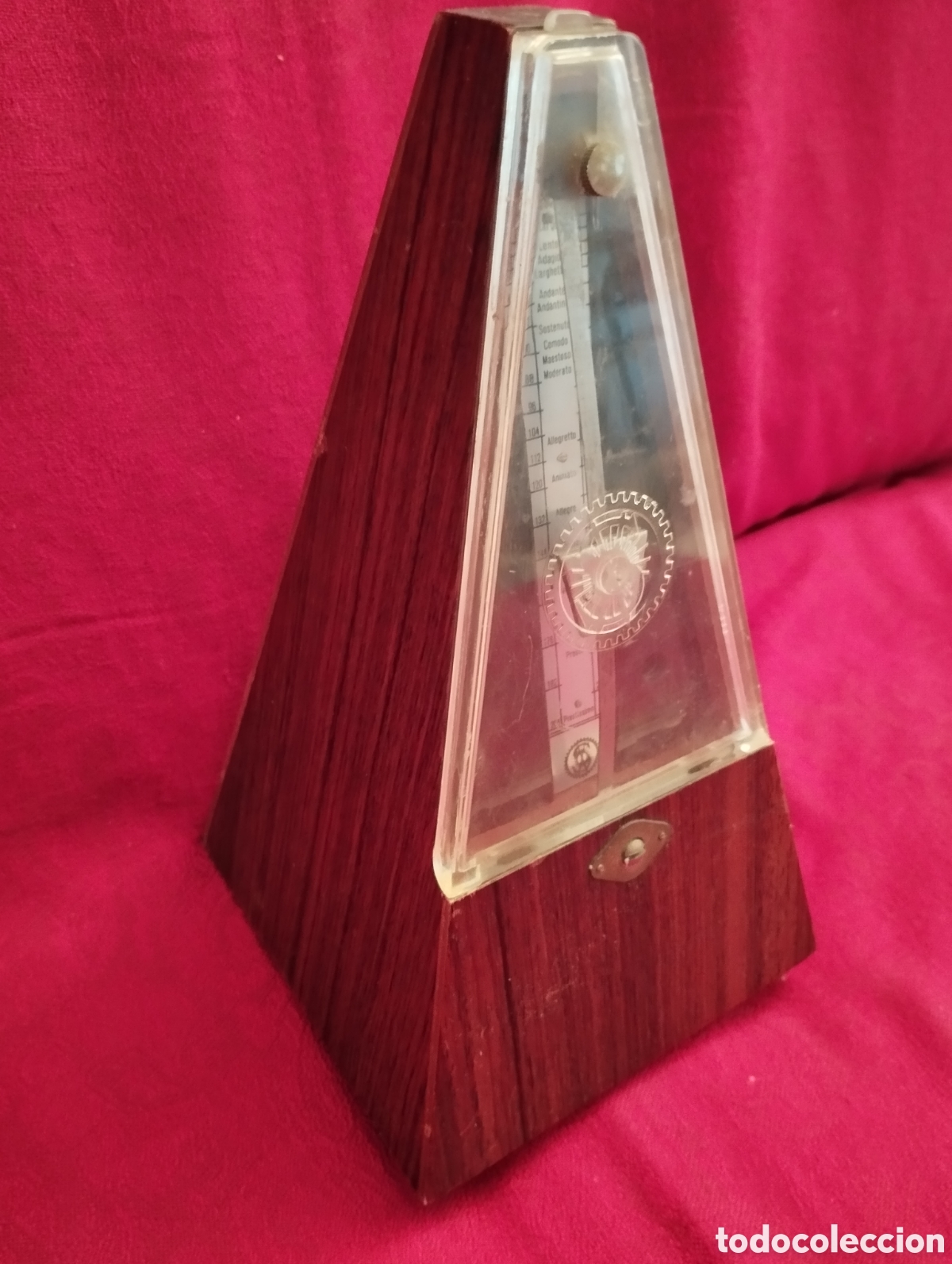 M&uacute;sica de colecci&oacute;n: Antiguo Metr&oacute;nomo a Cuerda. - Foto 4