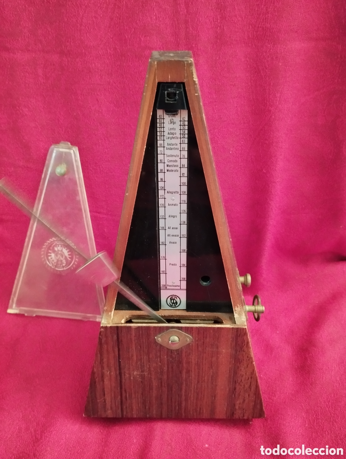 M&uacute;sica de colecci&oacute;n: Antiguo Metr&oacute;nomo a Cuerda. - Foto 11