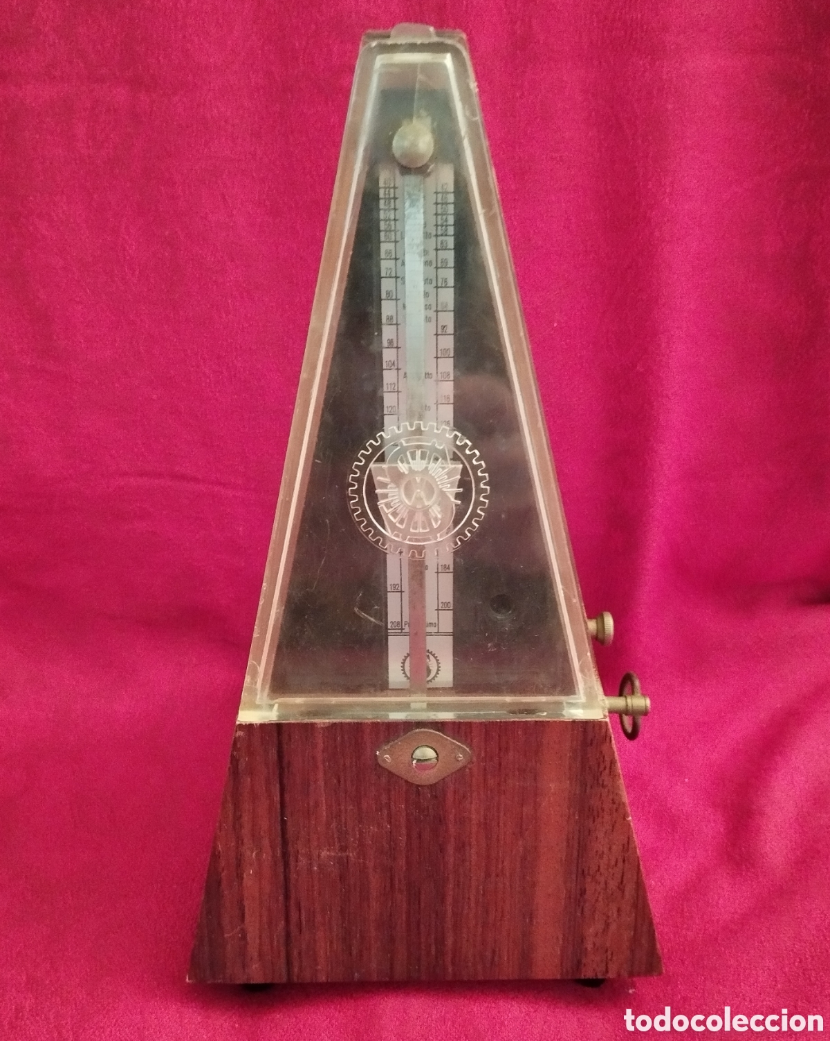 M&uacute;sica de colecci&oacute;n: Antiguo Metr&oacute;nomo a Cuerda. - Foto 1