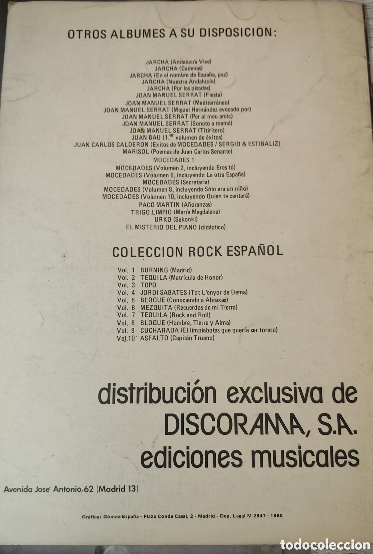 M&uacute;sica de colecci&oacute;n: Partituras Joan Manuel Serrat - Foto 8