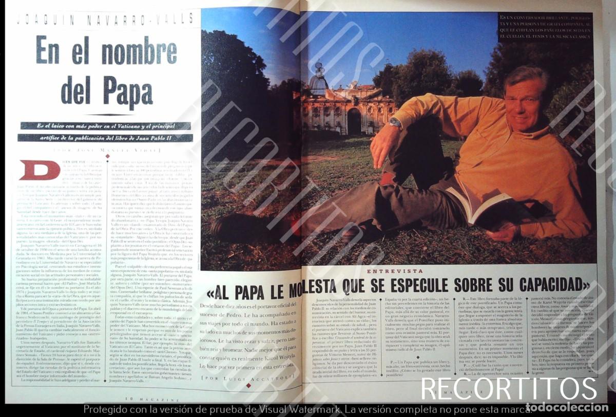 M&uacute;sica de colecci&oacute;n: JOAQUIN NAVARRO VALLS EL HOMBRE DEL PAPA