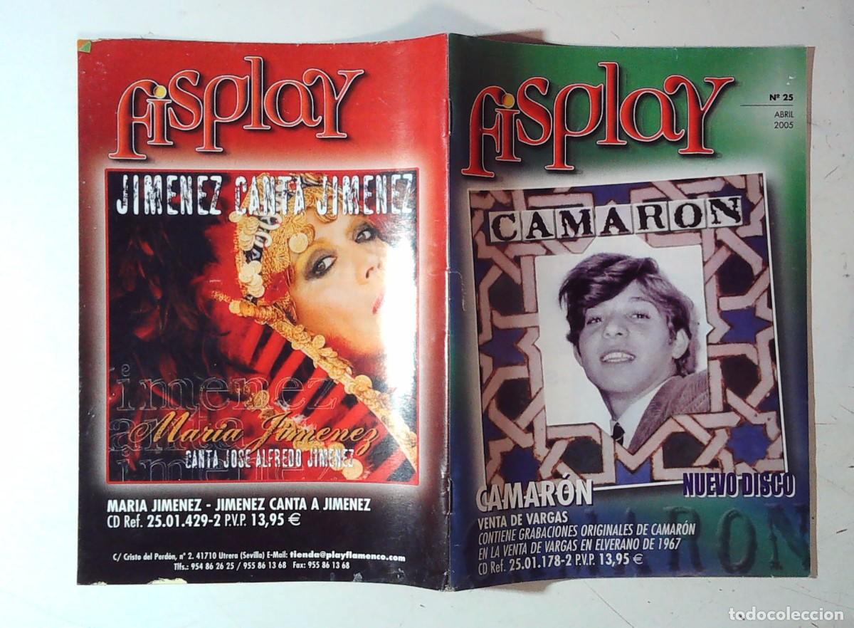 M&uacute;sica de colecci&oacute;n: CATALOGO MUSICAL FISPLAY CAMARON LOS CHICHOS EL TORETE ANTONIO MOLINA MARIA JIMENEZ CAMELA