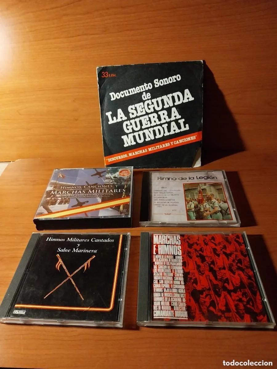 M&uacute;sica de colecci&oacute;n: Lote de 4 CD + 1 Single. M&uacute;sica Militar