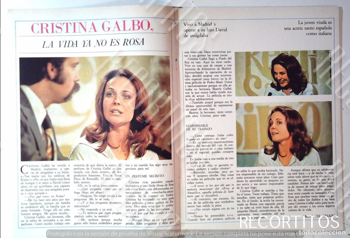 M&uacute;sica de colecci&oacute;n: CRISTINA GALBO EN DIRECTISIMO