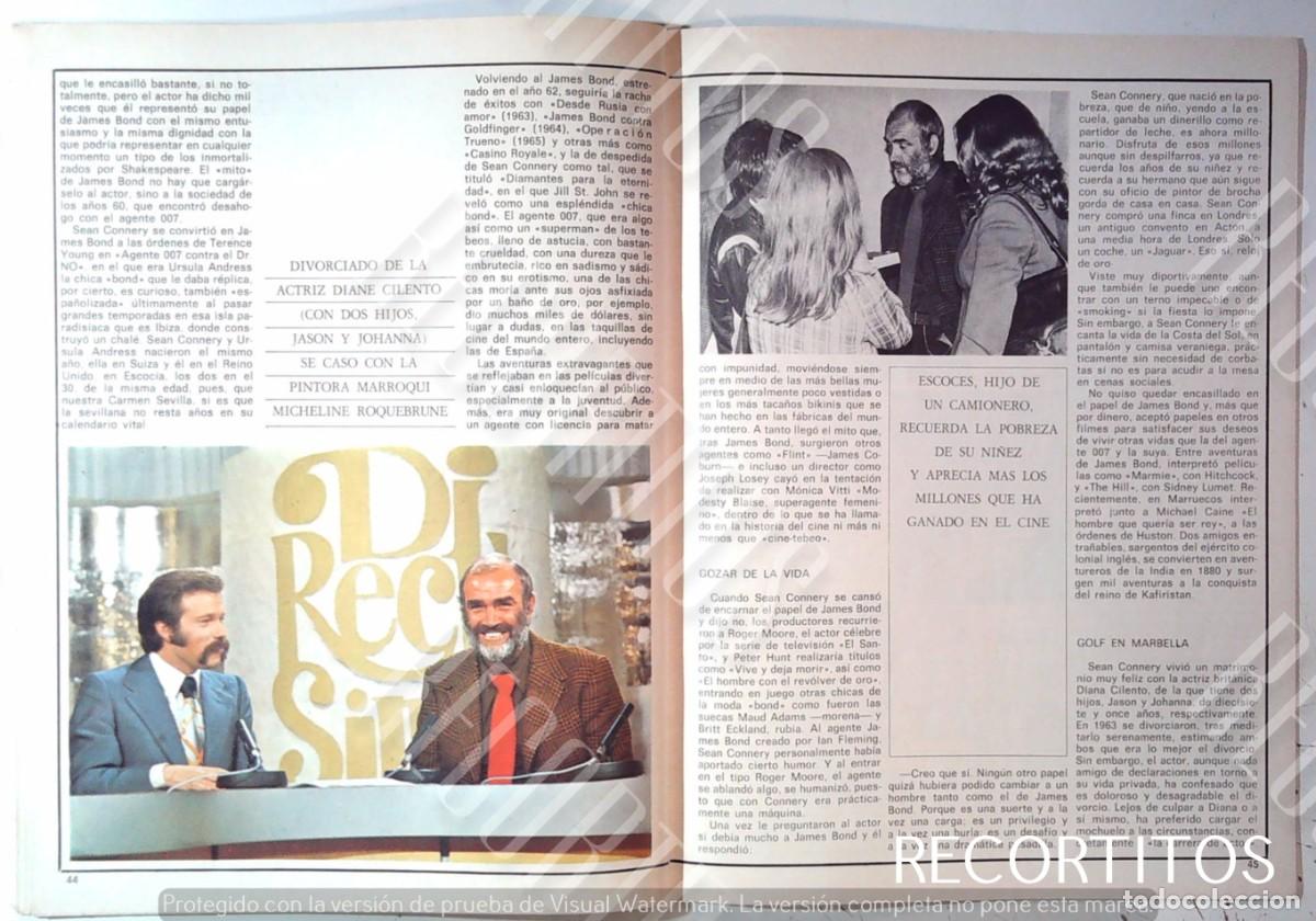 M&uacute;sica de colecci&oacute;n: JAMES BOND SEAN CONNERY 007&Ccedil; EN DIRECTISIMO - Foto 3