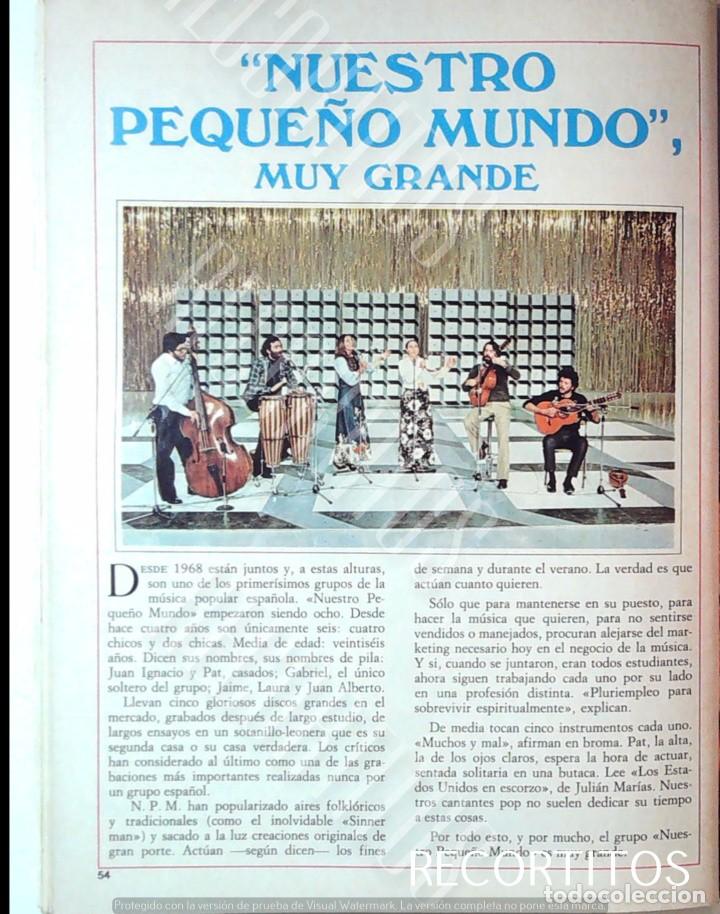 M&uacute;sica de colecci&oacute;n: NUESTRO PEQUE&Ntilde;O MUNDO EN DIRECTISIMO