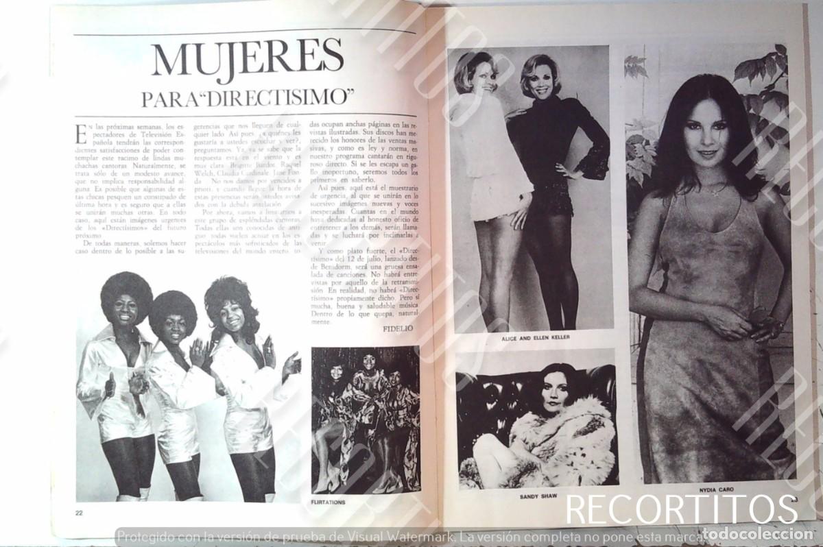 M&uacute;sica de colecci&oacute;n: NYDIA CARO LAS HERMANAS KELLER FLIRTATIONS SANDY SHAW