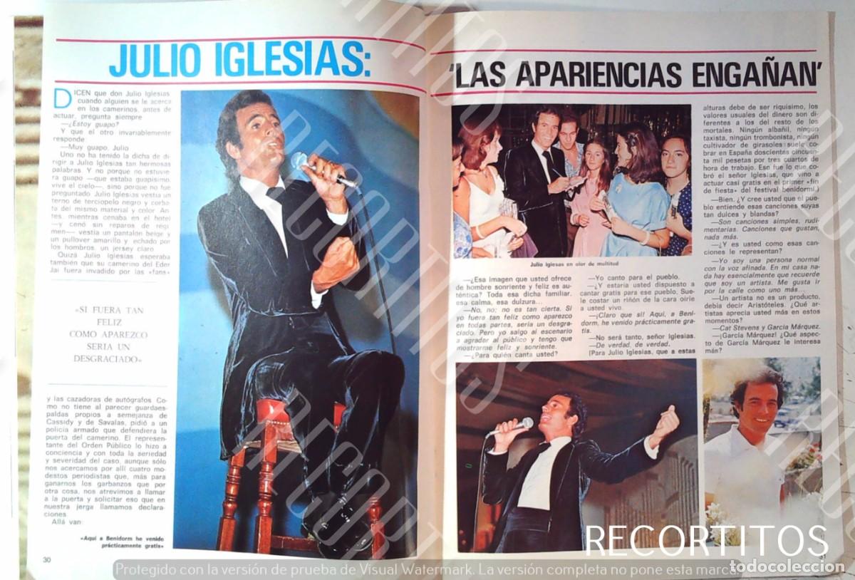 M&uacute;sica de colecci&oacute;n: JULIO IGLESIAS EL FESTIVLA DE BENIDORM