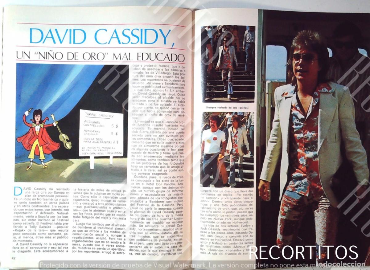 M&uacute;sica de colecci&oacute;n: DAVID CASSIDY UN NI&Ntilde;O MALEDUCADO