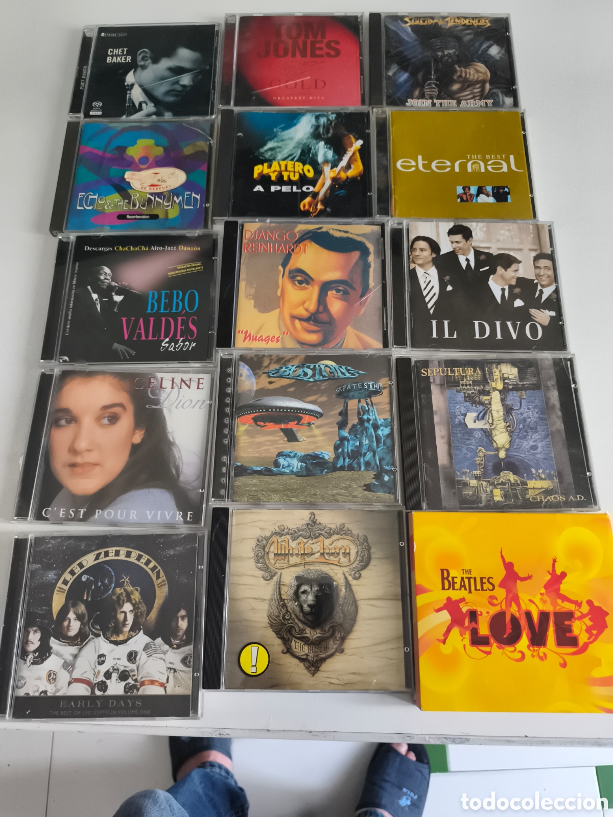 M&uacute;sica de colecci&oacute;n: 15 antiguos CD originales variados Rock Pop etc