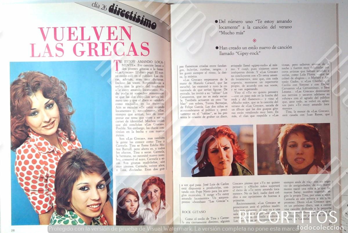 M&uacute;sica de colecci&oacute;n: LAS GRECAS TINA Y CARMELA DIRECTISIMO