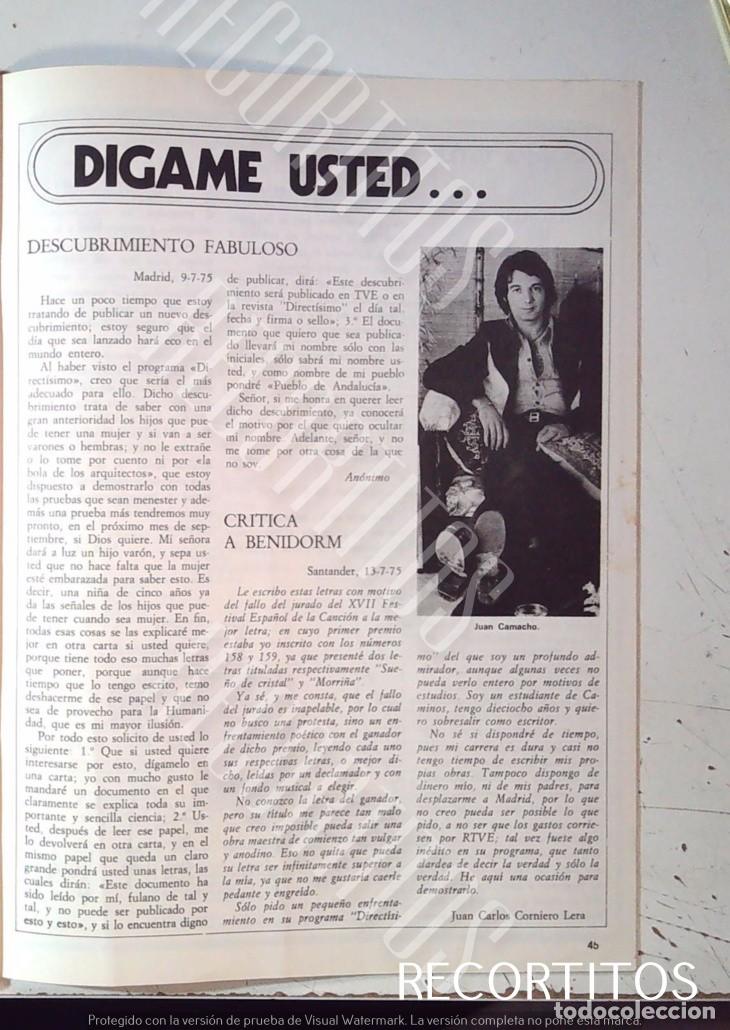 M&uacute;sica de colecci&oacute;n: JUAN CAMACHO EL FESTIVAL DE BENIDORM