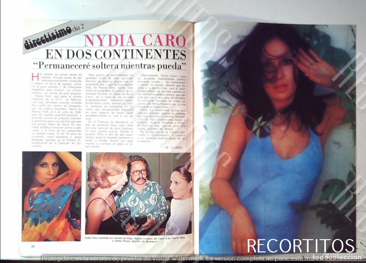 M&uacute;sica de colecci&oacute;n: NYDIA CARO POSGTER MINI PIN UP