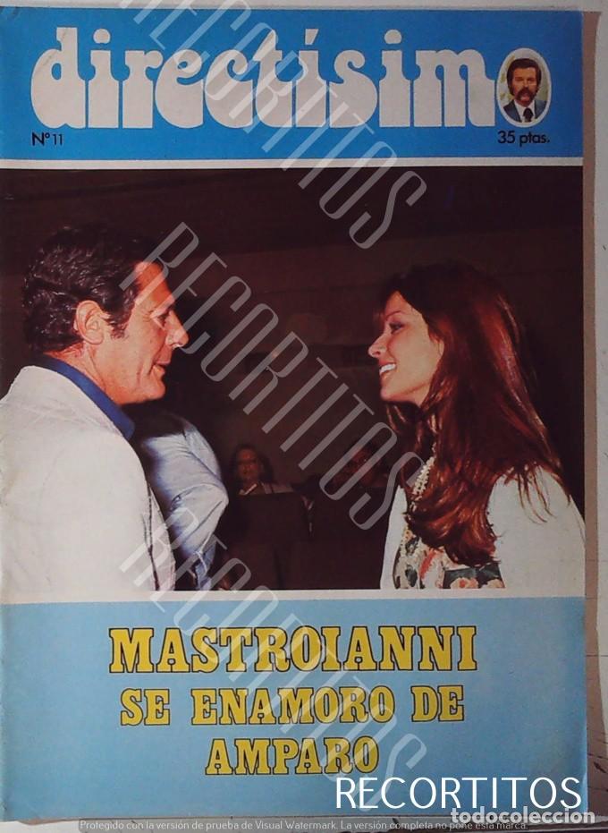 M&uacute;sica de colecci&oacute;n: RECORTE PORTADA AMPARO MU&Ntilde;OZ MISS ESPA&Ntilde;A UNIVERSO MARCELLO MASTROIANNI MILVA