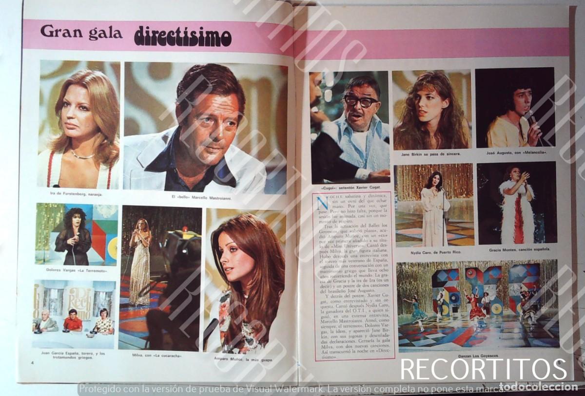 M&uacute;sica de colecci&oacute;n: JANE BIRKIN GRACIA MONTES AMPARO MU&Ntilde;OZ MILVA DOLORES VARGAS LA TERREMOTO MARCELLO MASTROIANNI