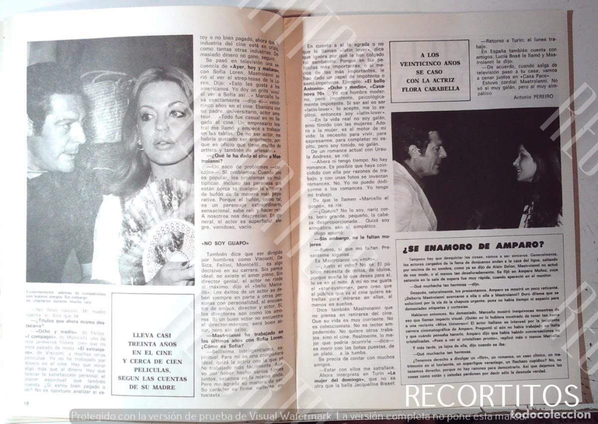 M&uacute;sica de colecci&oacute;n: AMPARO MU&Ntilde;OZ MISS UNIVERSO ESPA&Ntilde;A MARCELLO MASTROIANNI