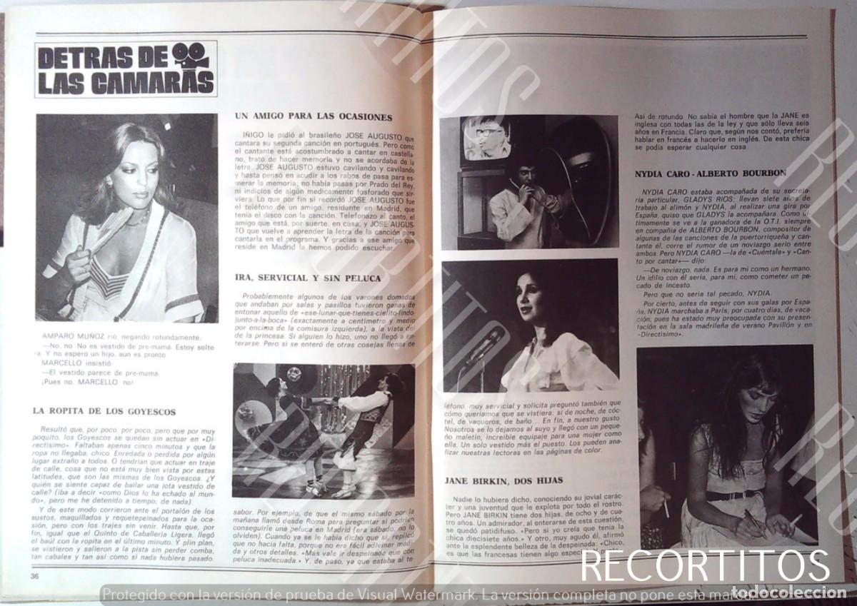 M&uacute;sica de colecci&oacute;n: JANE BIRKIN NYDIA CARO IRA DE FURSTENBERG