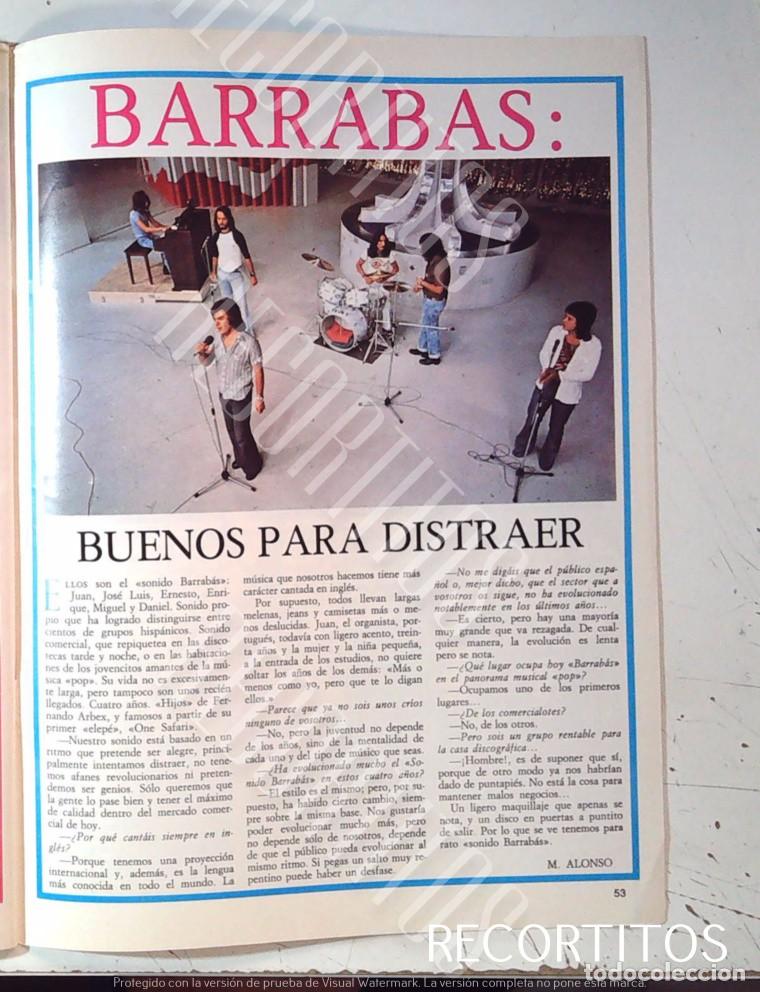 M&uacute;sica de colecci&oacute;n: BARRABAS POP ESPA&Ntilde;OL ROCK