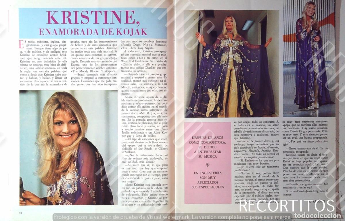 M&uacute;sica de colecci&oacute;n: KRISTINE ENAMORADA DE KOJAK TELLY SAVALAS