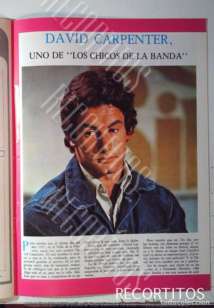 M&uacute;sica de colecci&oacute;n: DAVID CARPENTER EN DIRECTISIMO