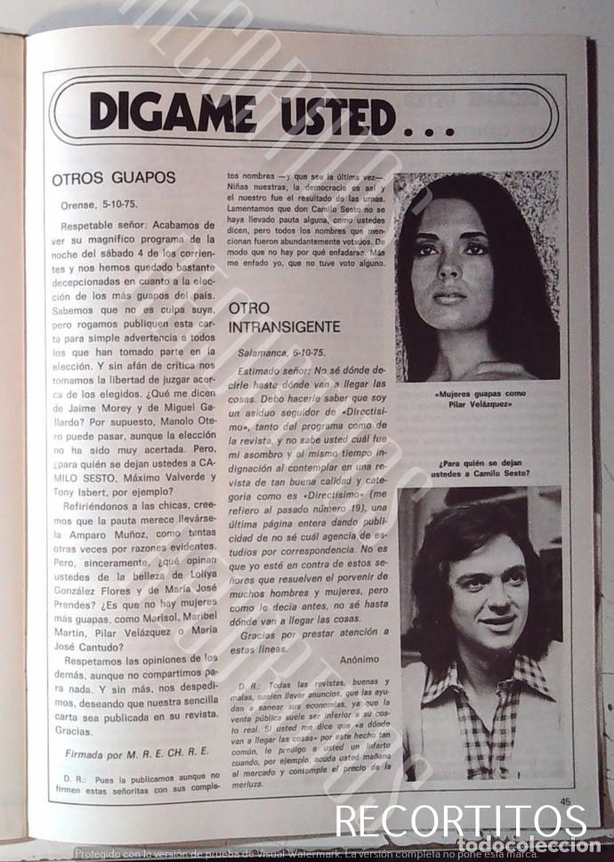 M&uacute;sica de colecci&oacute;n: CAMILO SESTO PILAR VELAZQUEZ