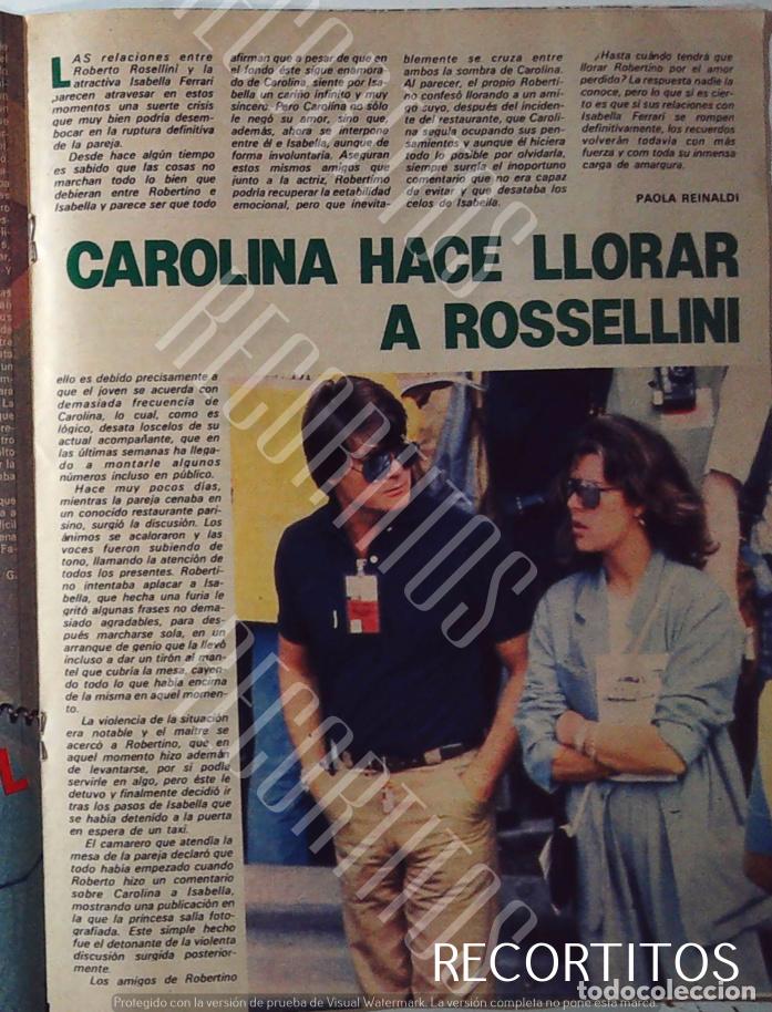 M&uacute;sica de colecci&oacute;n: CAROLINA DE MONACO ROBERTO ROSSELLINI