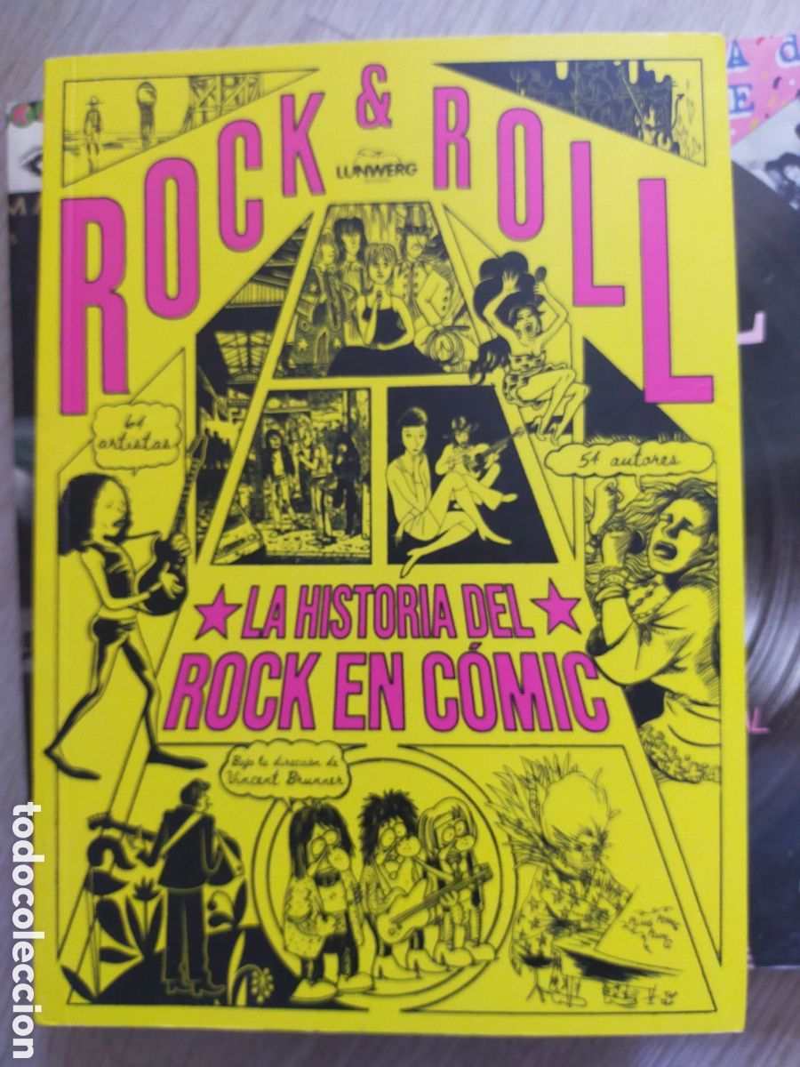 M&uacute;sica de colecci&oacute;n: Rock & roll:la historia del rock en comic 2024 lunwerg editores