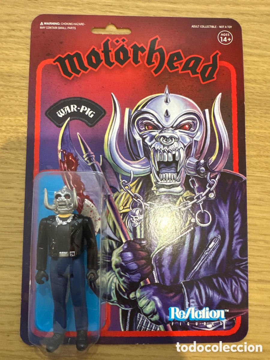 M&uacute;sica de colecci&oacute;n: Figura Motorhead War-Pig ReAction Super7