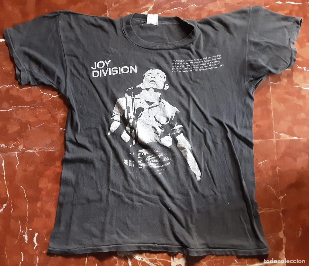 M&uacute;sica de colecci&oacute;n: Joy Division, camiseta original de los a&ntilde;os 80